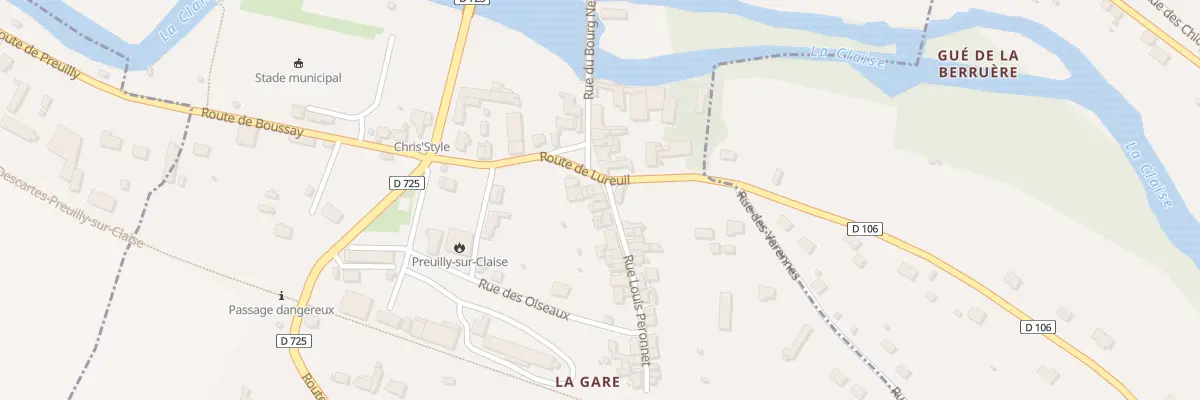Plan du 4 Rue Louis Peronnet à Preuilly-sur-Claise