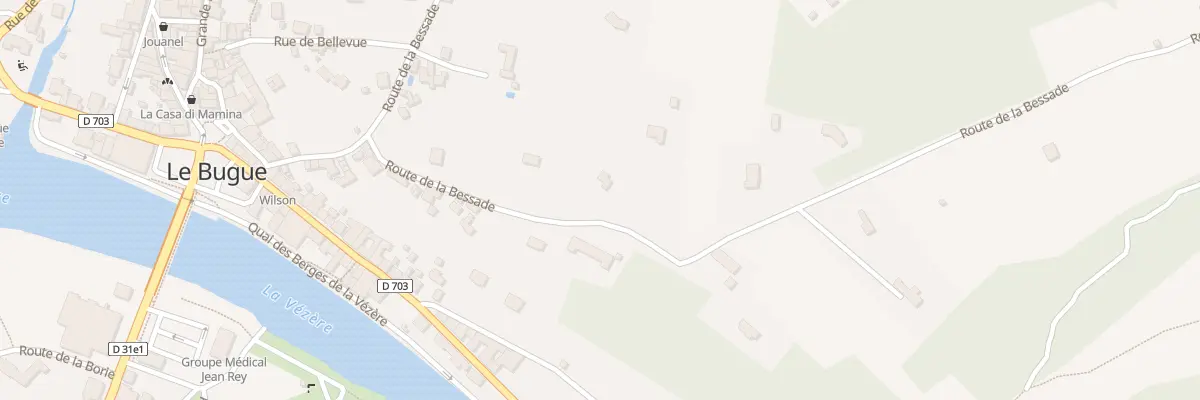 Plan du 449 Rte de la Bessade au Bugue