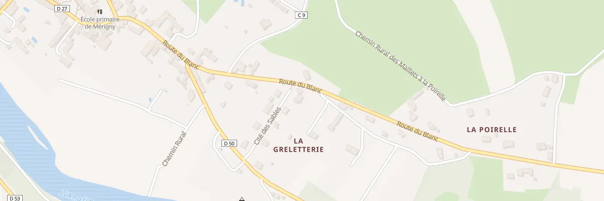 Plan du 10 Cité des Sables à Mérigny