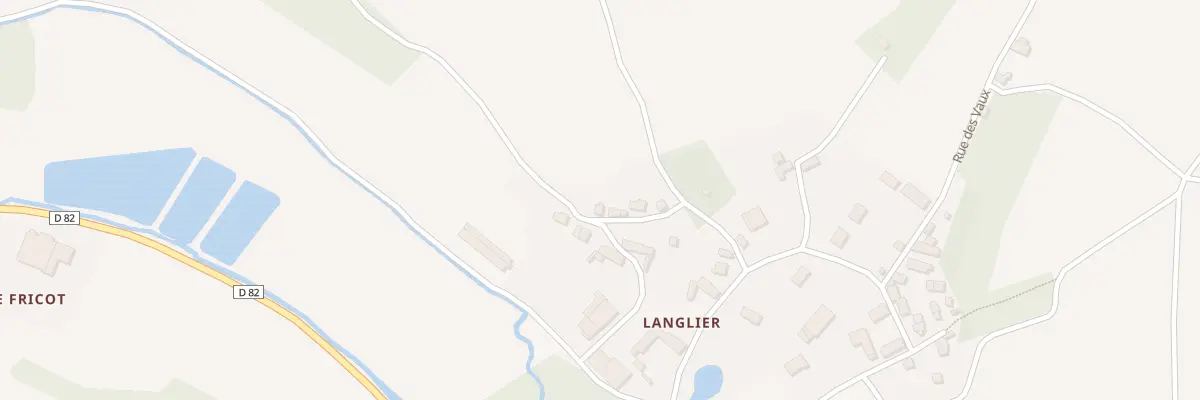 Plan du 45 Langlier à Lunay