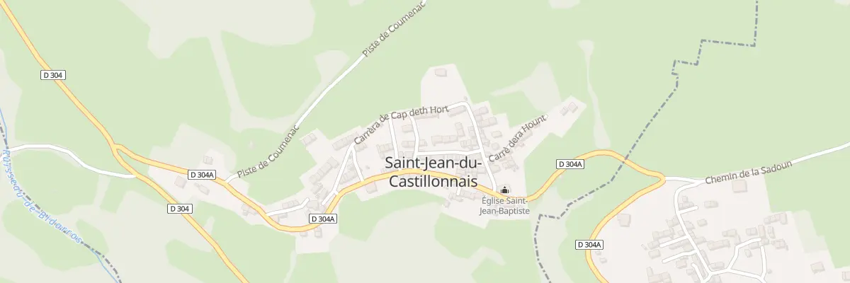 Plan du 28 Le Village à Saint-Jean-du-Castillonnais