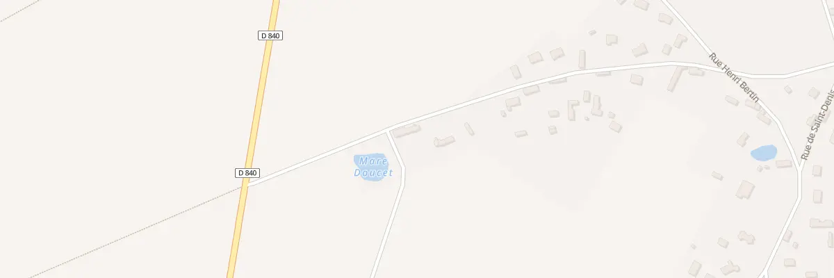 Plan du 1 Rue de la Mare Doucet à Marbois