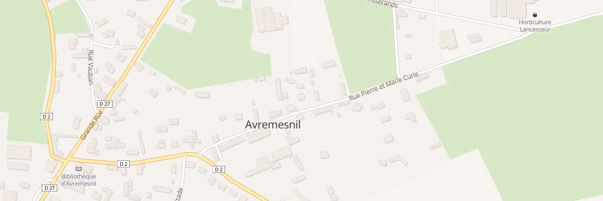 Plan du 171 Rue Pierre et Marie Curie à Avremesnil