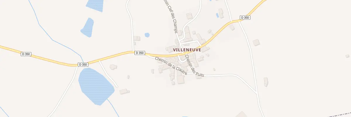 Plan du 10 Rte de la Foret Villeneuve à Brigueuil