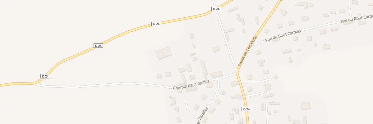 Plan du 4B Che des Pérelles à Crosville-la-Vieille