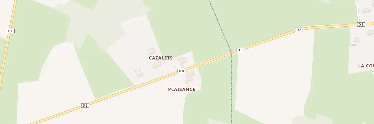 Plan du 35 Cazalets à Benque