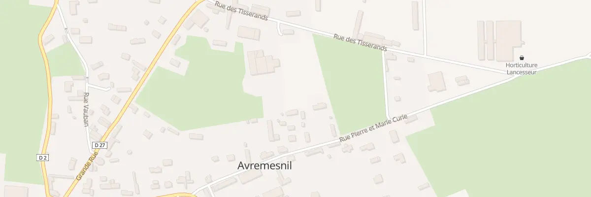 Plan du 235 Rue Pierre et Marie Curie à Avremesnil