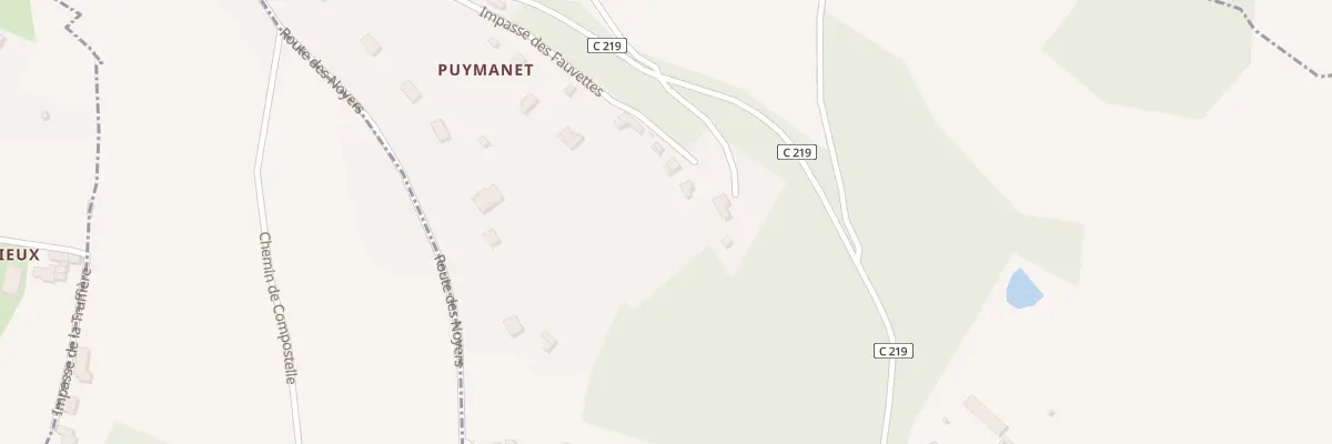 Plan du 1128B Puymanet à Thiviers