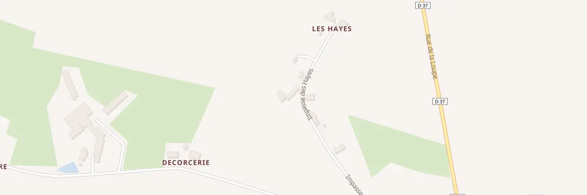 Plan du 1 Imp des Haies aux Menus
