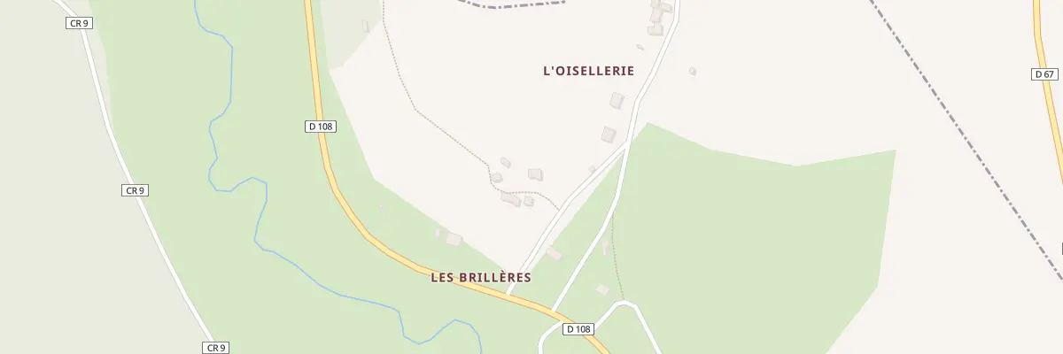 Plan du 2 L’Oisellerie à Sasnières