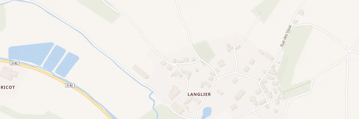Plan du 43 Langlier à Lunay