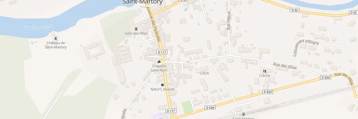 Plan du 49 Rue de la Gare à Saint-Martory