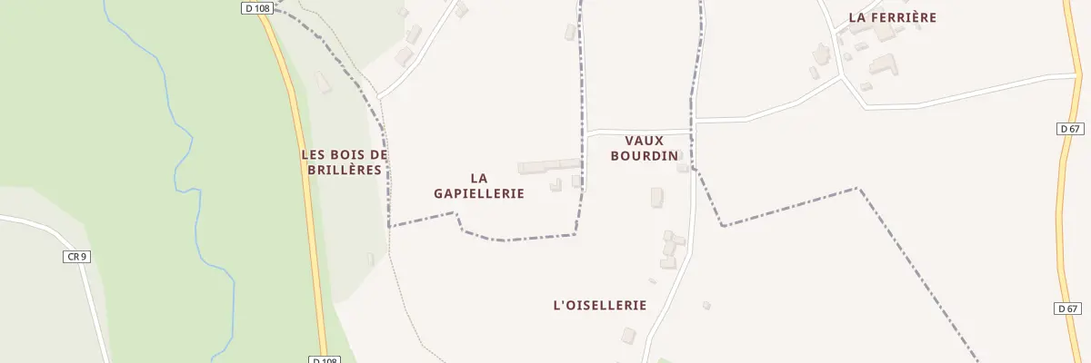 Plan du 122 La Gapiellerie à Houssay