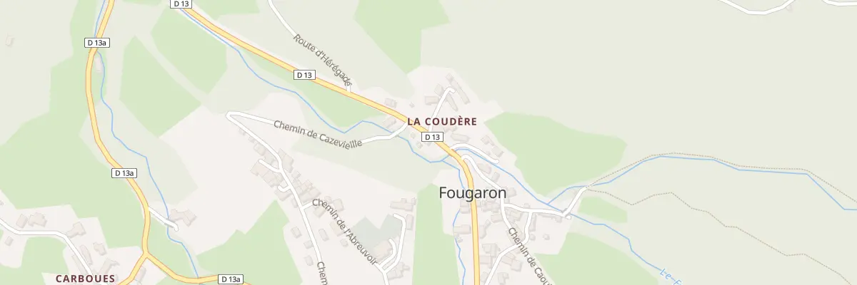 Plan du 403 Rue de Cornudère à Fougaron