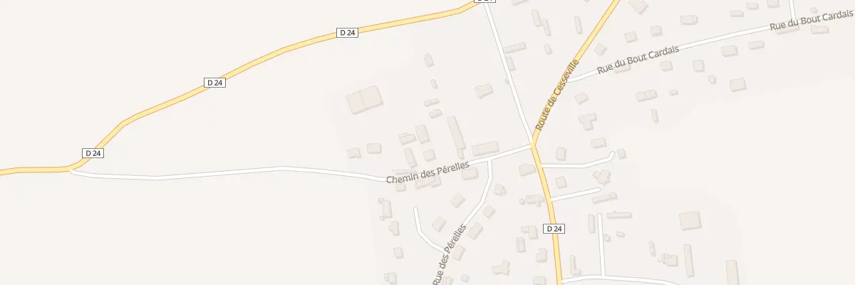 Plan du 4A Chem des Pérelles à Crosville-la-Vieille