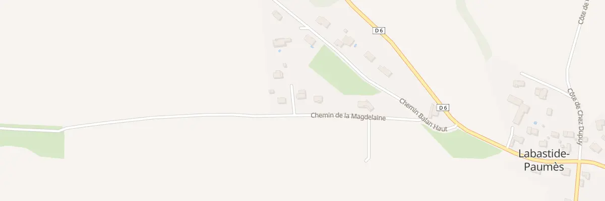 Plan du 9000 Soulan de Balan à Labastide-Paumès
