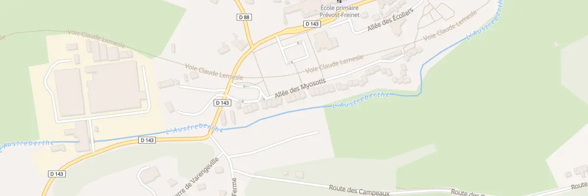 Plan du 5 All des Myosotis à Villers-Écalles
