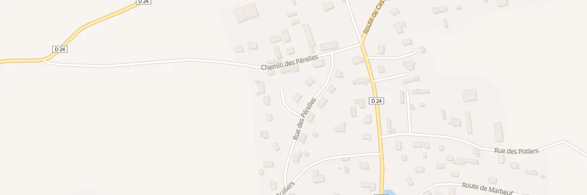 Plan du 10 Rue des Pérelles à Crosville-la-Vieille
