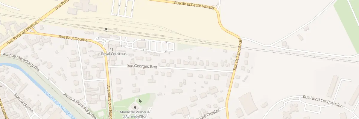 Plan du 179 Rue Georges Bret à Verneuil d’Avre et d’Iton