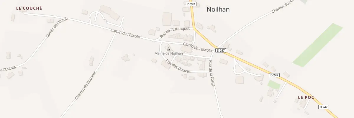 Plan du 5159 Au Village à Noilhan