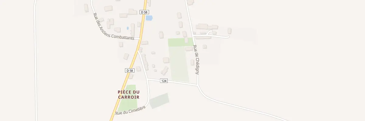Plan du 14 Rue de Chédigny à Cigogné