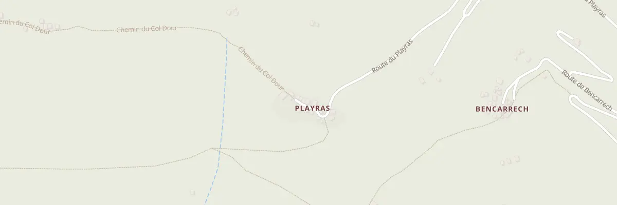 Plan du 3740 Rte du Playras à Sentein