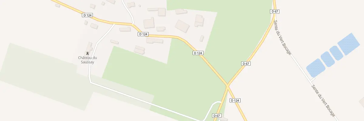 Plan du 271 Rte des Beaux Feuillages à Saussay