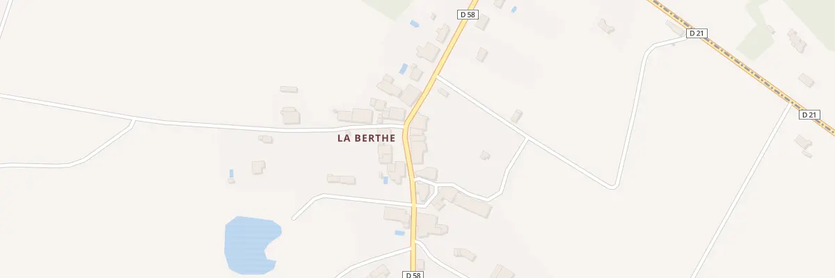 Plan du 20 La Berthe à Saint-Auvent