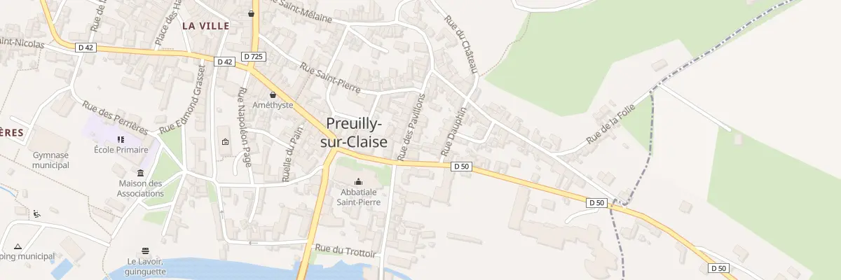 Plan du 2 Rue des Pavillons à Preuilly-sur-Claise