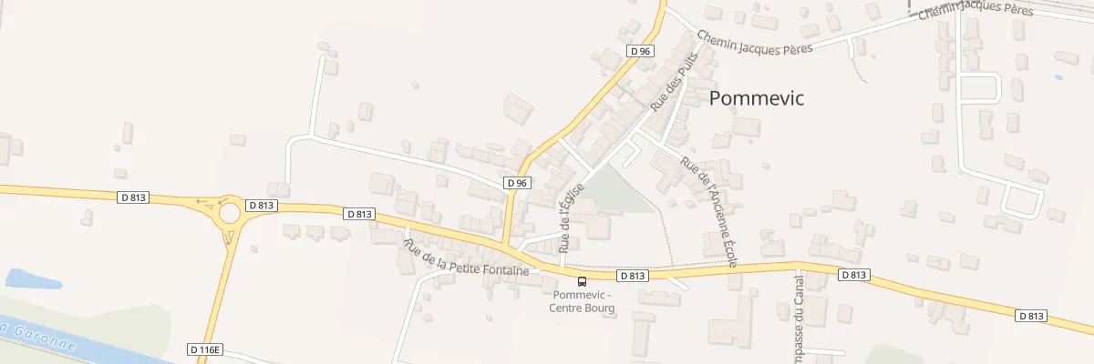 Plan du 5020 Rue de l’Eglise à Pommevic