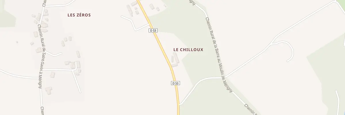 Plan du 1 Le Chilloux à Mérigny