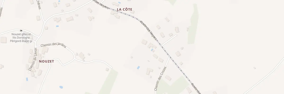 Plan du 1334 Rte des Noyers à Eyzerac