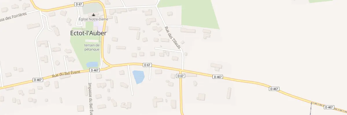 Plan du 36 Rue du Bel Event à Ectot-l’Auber
