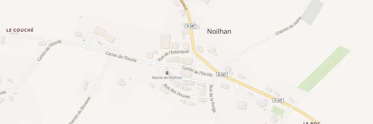 Plan du 5088 Au Village à Noilhan