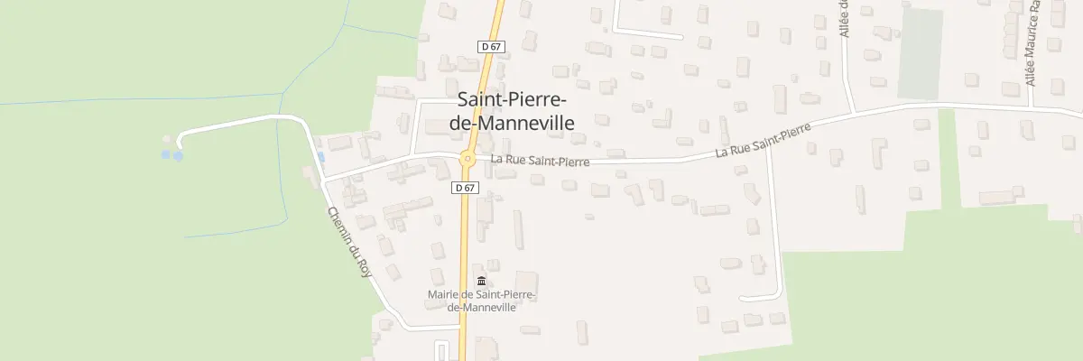 Plan du 6 Rue de Saint Pierre à Saint-Pierre-de-Manneville