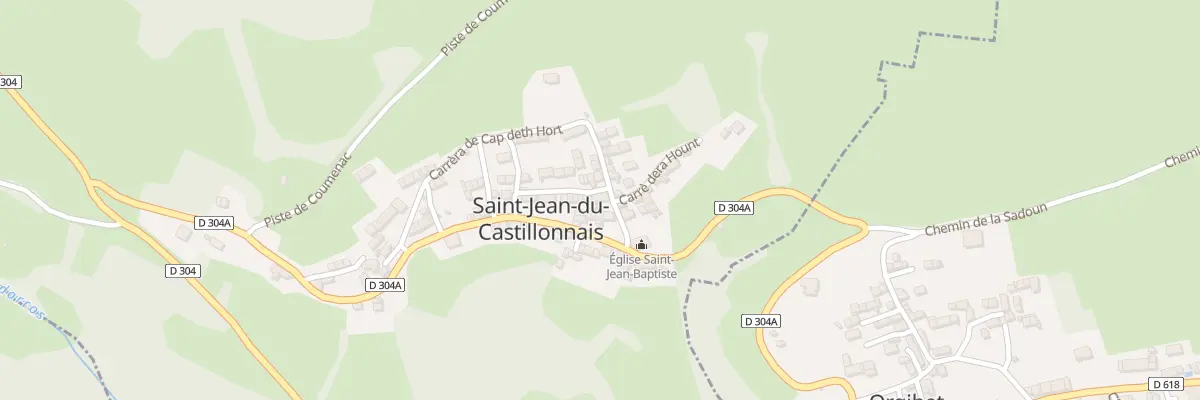 Plan du 42 Le Village à Saint-Jean-du-Castillonnais