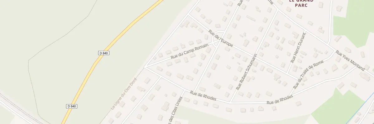 Plan du 3 Rue du Camp Romain à Conches-en-Ouche