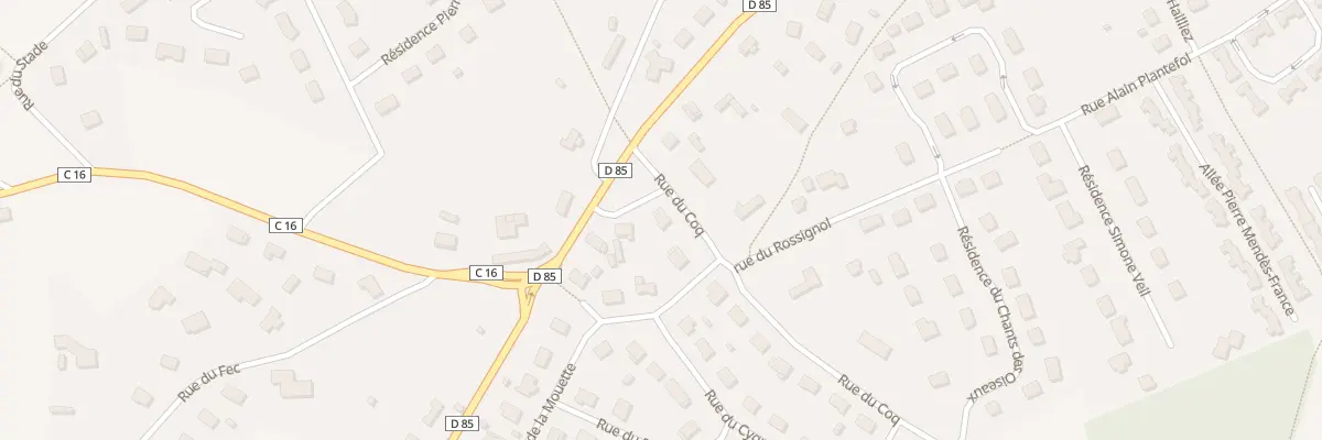 Plan du 2 Rue du Coq au Thuit de l’Oison