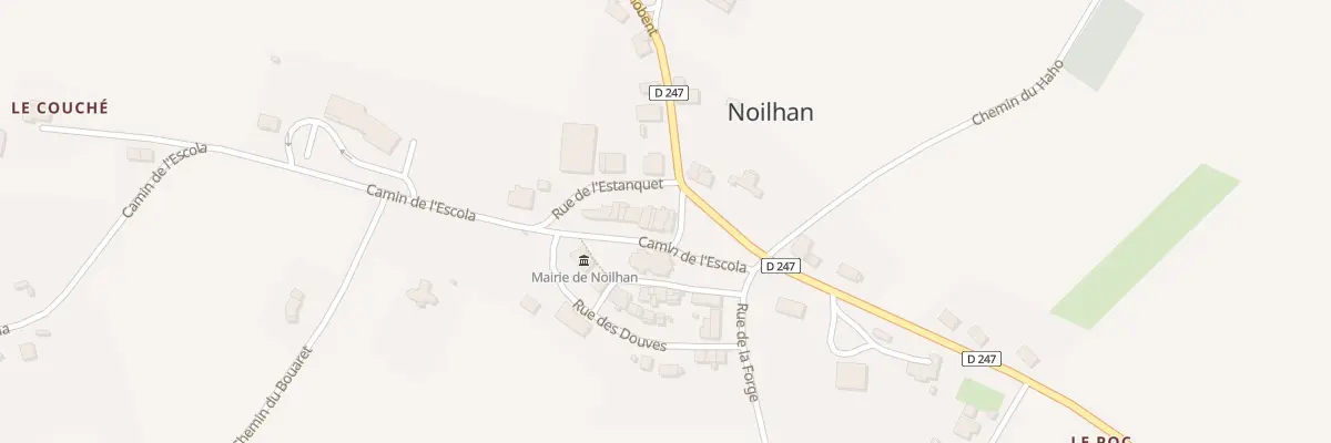Plan du 5072 Au Village à Noilhan