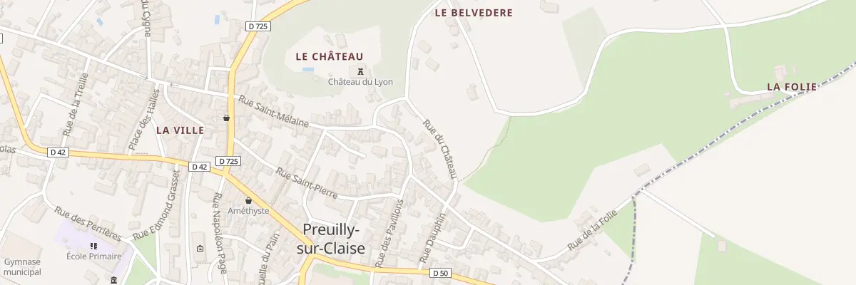 Plan du 5 Rue de l’Ormeau à Preuilly-sur-Claise