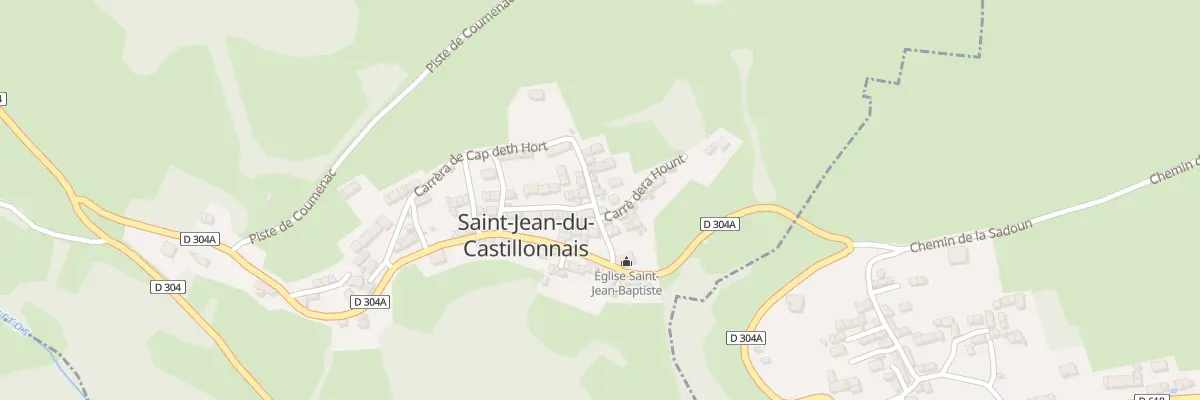 Plan du 53 Le Village à Saint-Jean-du-Castillonnais