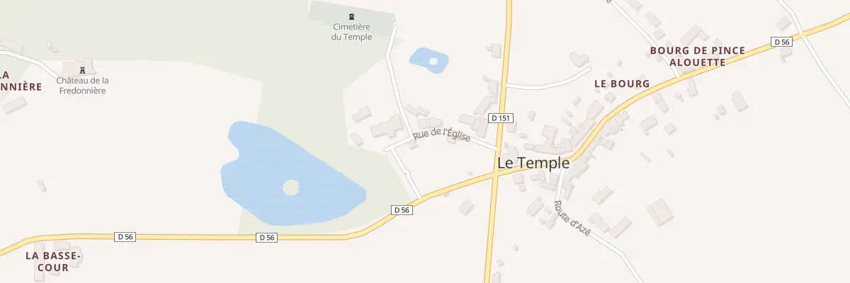 Plan du 3 Rue de l’Eglise au Temple