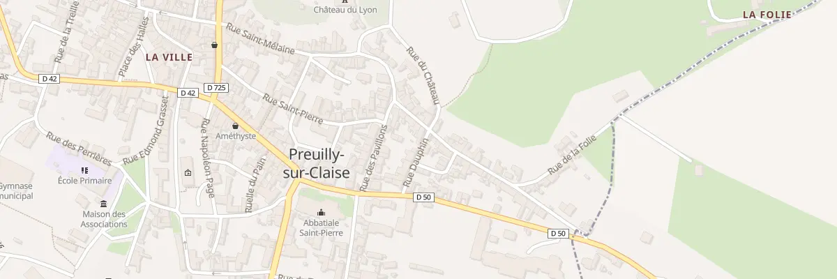 Plan du 1 Rue Dauphin à Preuilly-sur-Claise