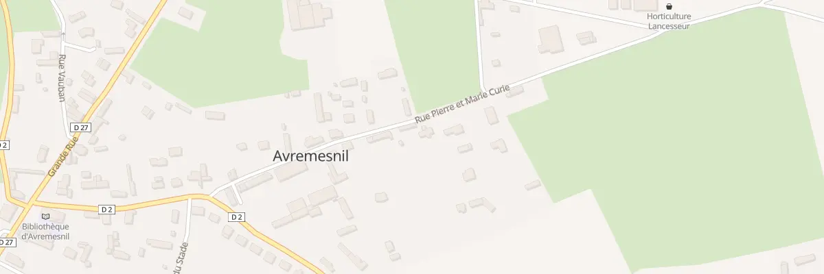 Plan du 226 Rue Pierre et Marie Curie à Avremesnil