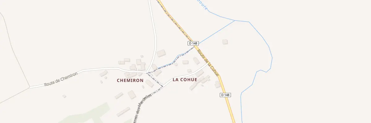 Plan du 2 Rue de Chemiron à Mazangé