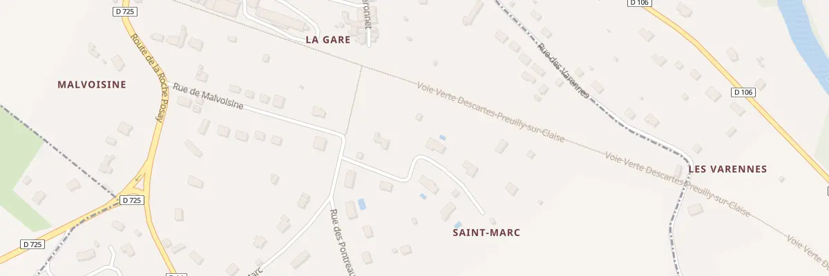 Plan du 1 Rue Saint-marc à Preuilly-sur-Claise