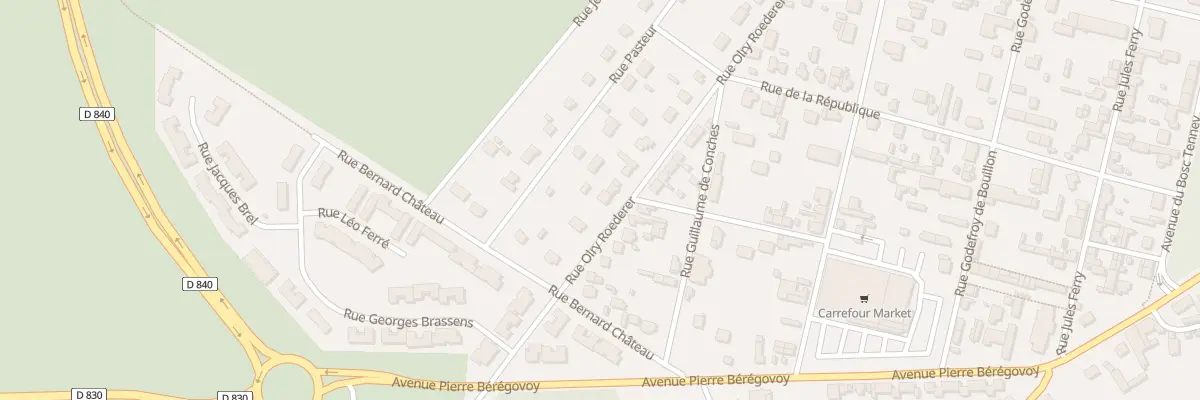 Plan du 42 Rue Olry Roederer à Conches-en-Ouche