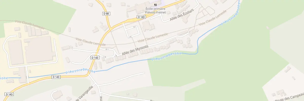 Plan du 8B All des Myosotis à Villers-Écalles