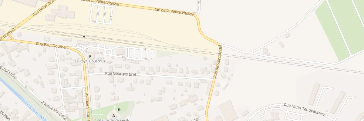 Plan du 239 Rue Georges Bret à Verneuil d’Avre et d’Iton