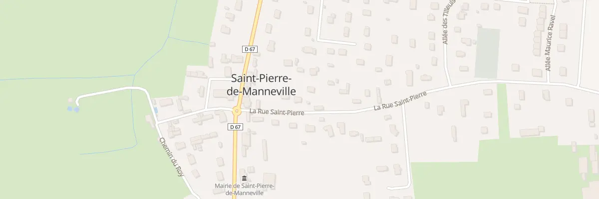 Plan du 9 La Rue Saint-Pierre à Saint-Pierre-de-Manneville
